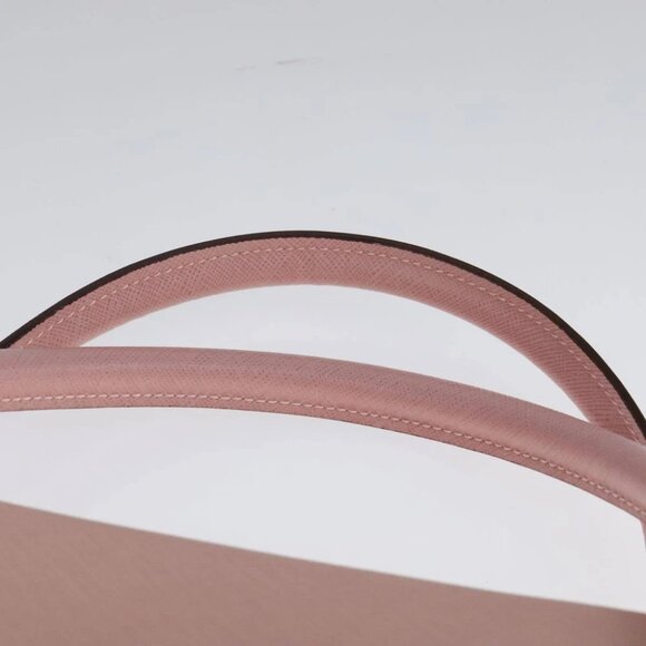 Salvatore Ferragamo Gancini Hand Bag Leather Pink Auth 108902V - Picture 9 of 16